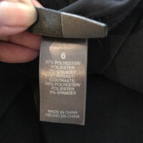 Bisou Bisou Illusion Neck Peplum Dress Size 4 - Picture 5 of 8